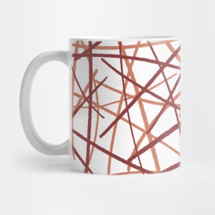 Two tone line doodles Mug